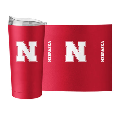 Nebraska 20oz Gameday Powder Coat Tumbler