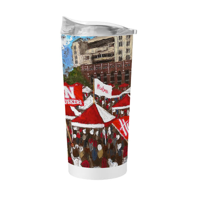 Nebraska 20oz Collector Powder Coat Tumbler