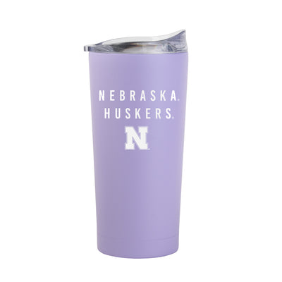 Nebraska 20oz Tonal Lavender Powder Coat Tumbler