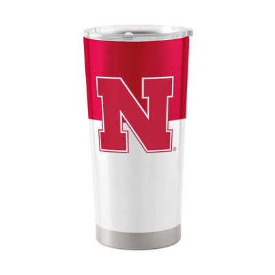 Nebraska 20oz Colorblock Stainless Tumbler - Logo Brands