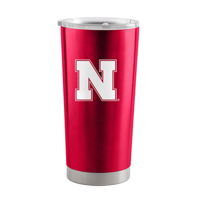 Nebraska 20oz Letterman Stainless Tumbler
