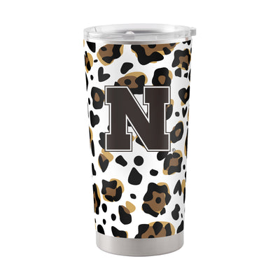 Nebraska 20oz Neutral Leopard Stainless Tumbler