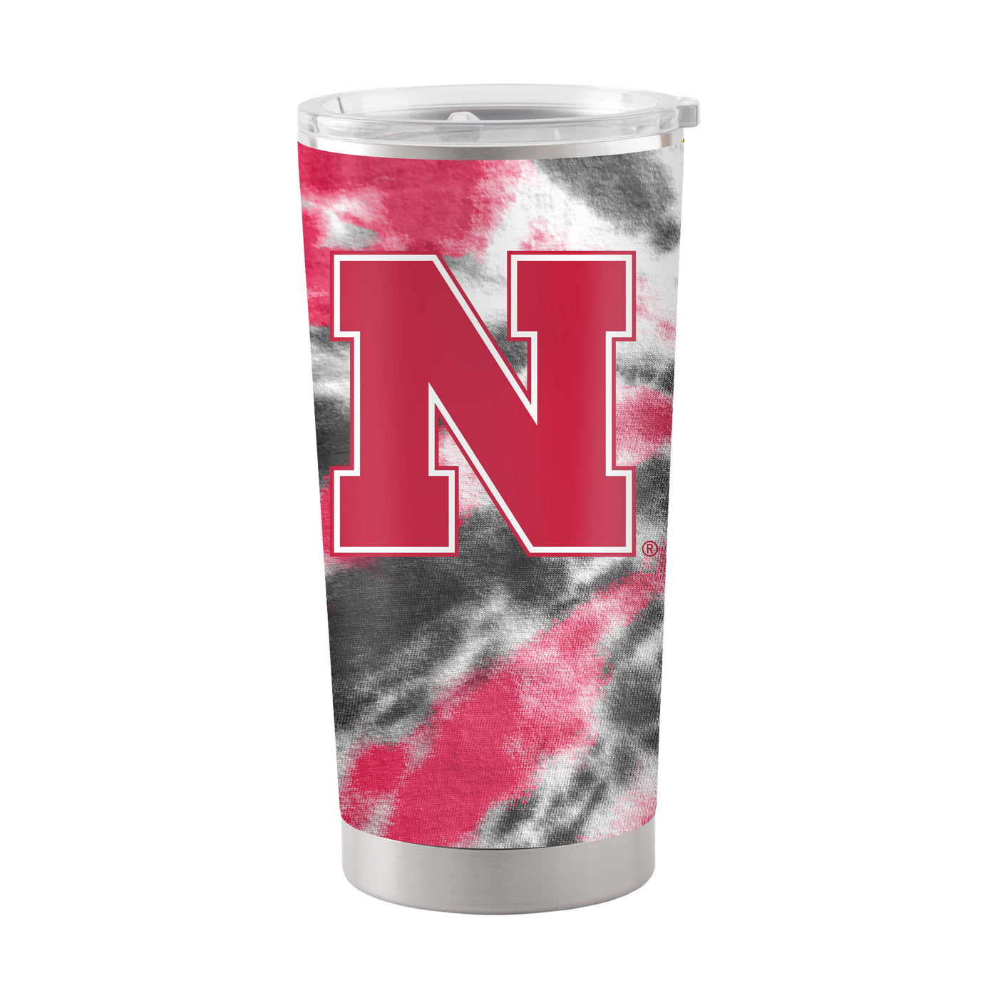Nebraska 20oz Tie Dye Stainless Tumbler