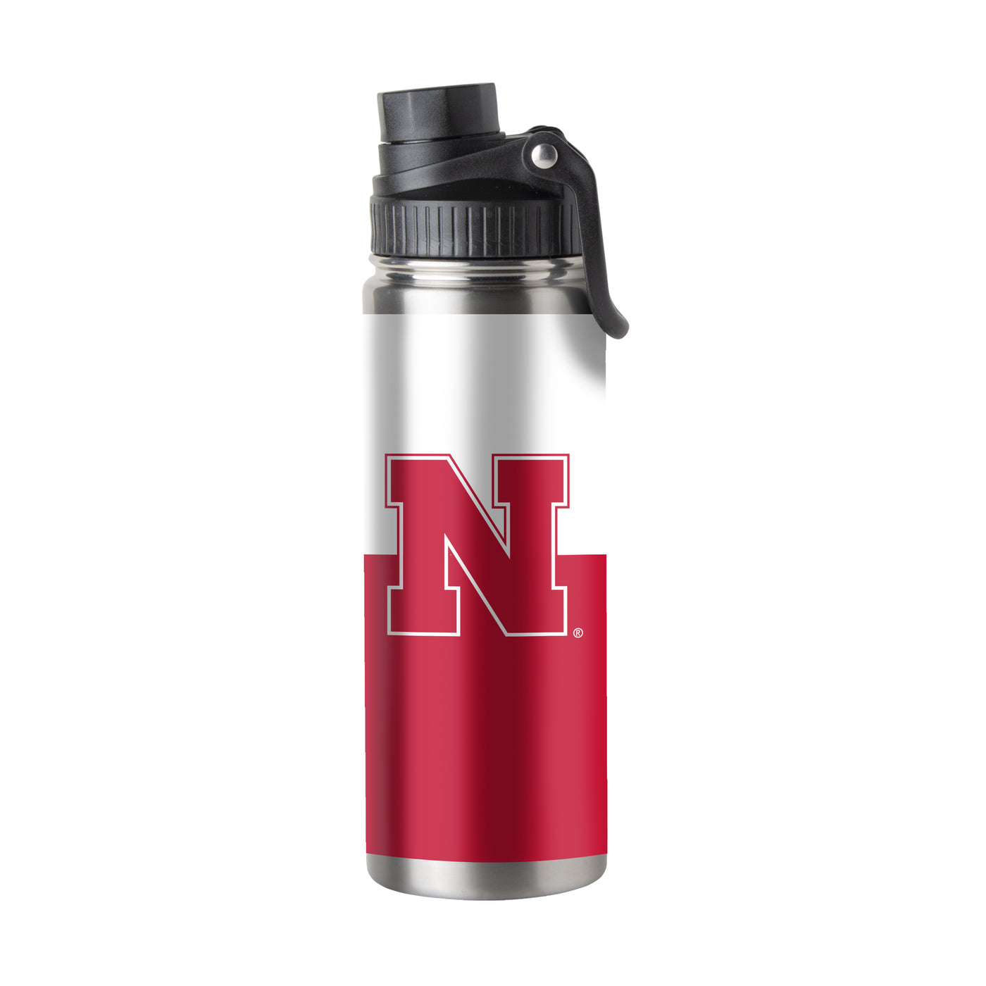 Nebraska Colorblock 21oz Twist Top Bottle
