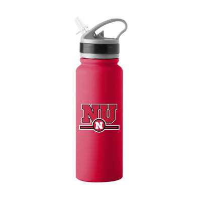 Nebraska 25oz Campus Color Letterman Stainless Single Wall Flip Top Bottle