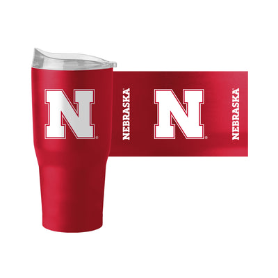 Nebraska 30oz Gameday Powder Coat Tumbler