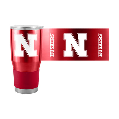 Nebraska Gameday 30 oz Stainless Tumbler - Logo Brands