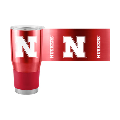 Nebraska Gameday 30 oz Stainless Tumbler - Logo Brands