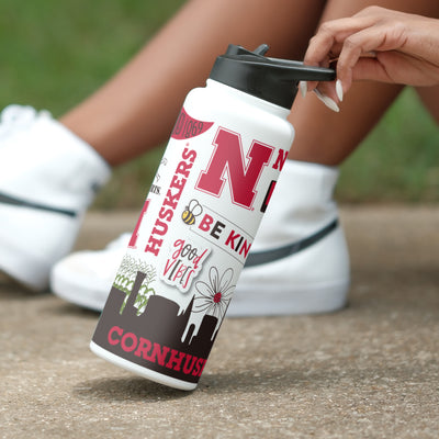 Nebraska 34oz Native Quencher Bottle - Logo Brands