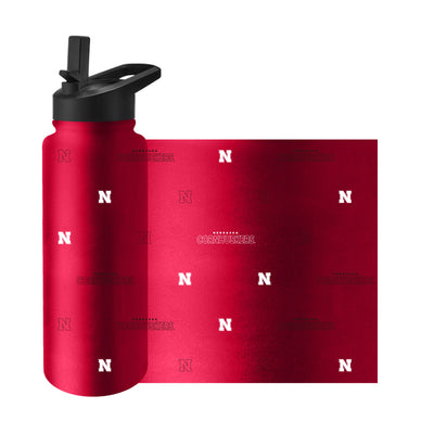 Nebraska 34oz Step And Repeat Quencher Bottle