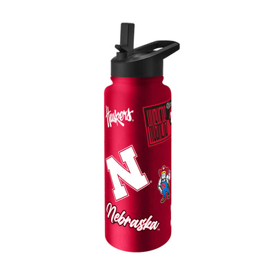 Nebraska 34oz Dreamweave Quencher Bottle