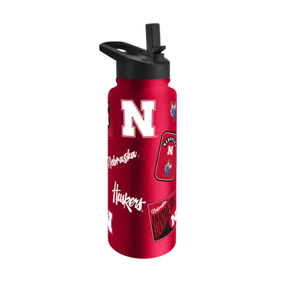 Nebraska 34oz Dreamweave Quencher Bottle