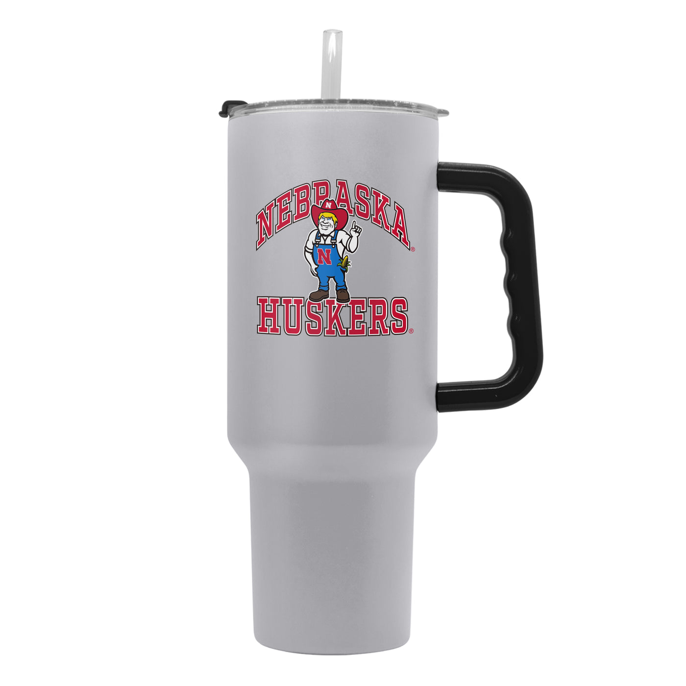 Nebraska 40oz Athletic Powder Coat Tumbler