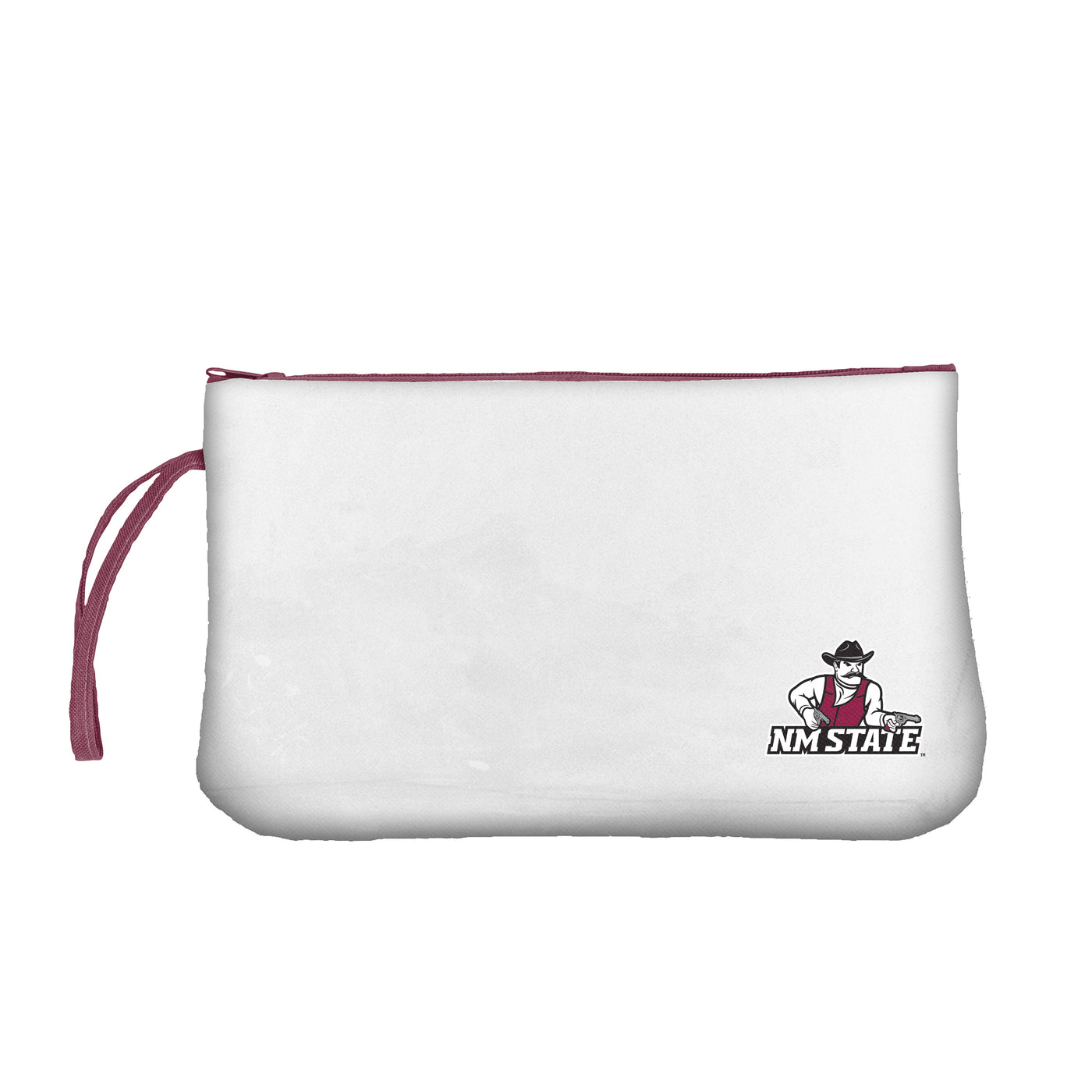 New Mexico State clear wristlet