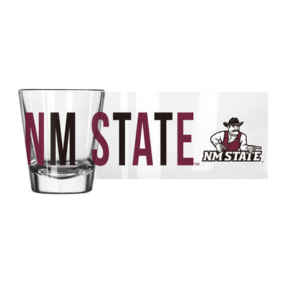 New Mexico State 2oz Overtime Shot Glass - Logo Brands