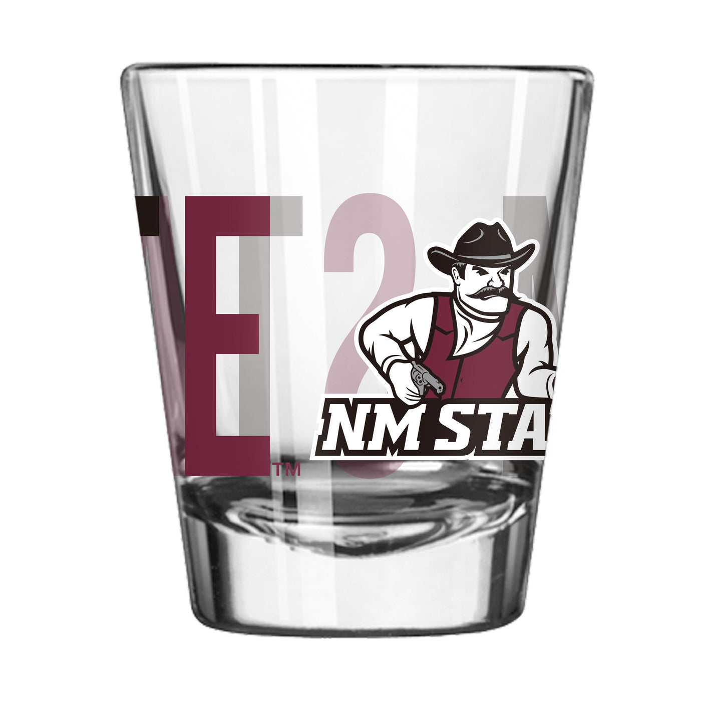 New Mexico State 2oz Overtime Shot Glass - Logo Brands