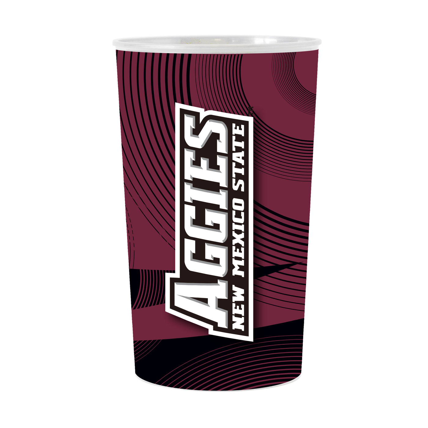 NM State Geo Pattern 4-Pack Hardwall Cup