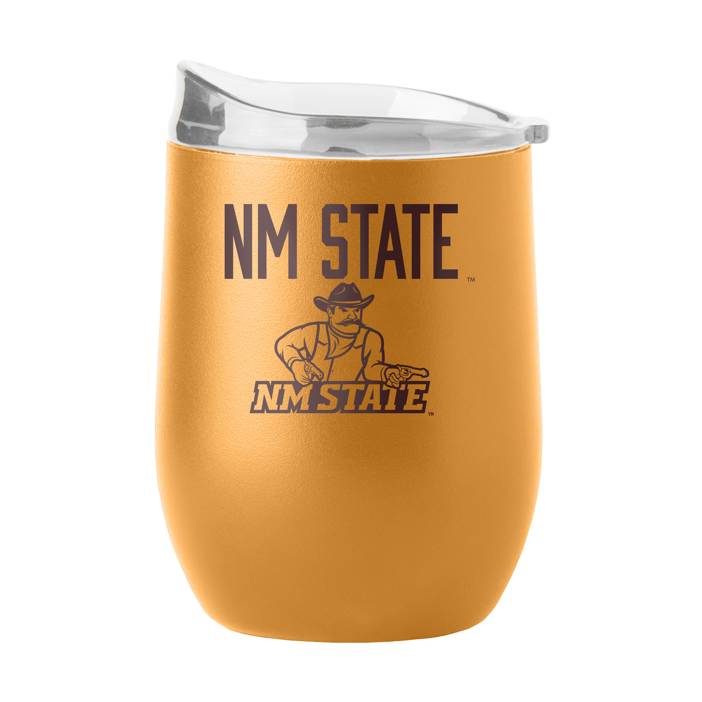New Mexico State 16oz Huddle Powder Coat Curved Bev