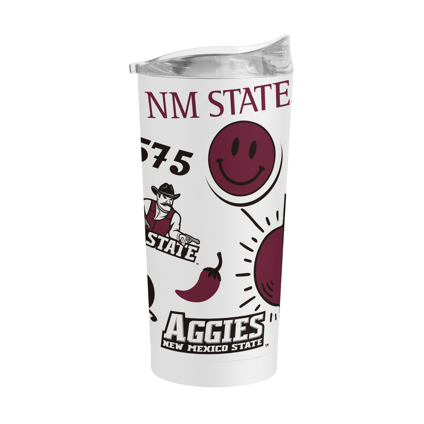 New Mexico State 20oz Native Powder Coat Tumbler