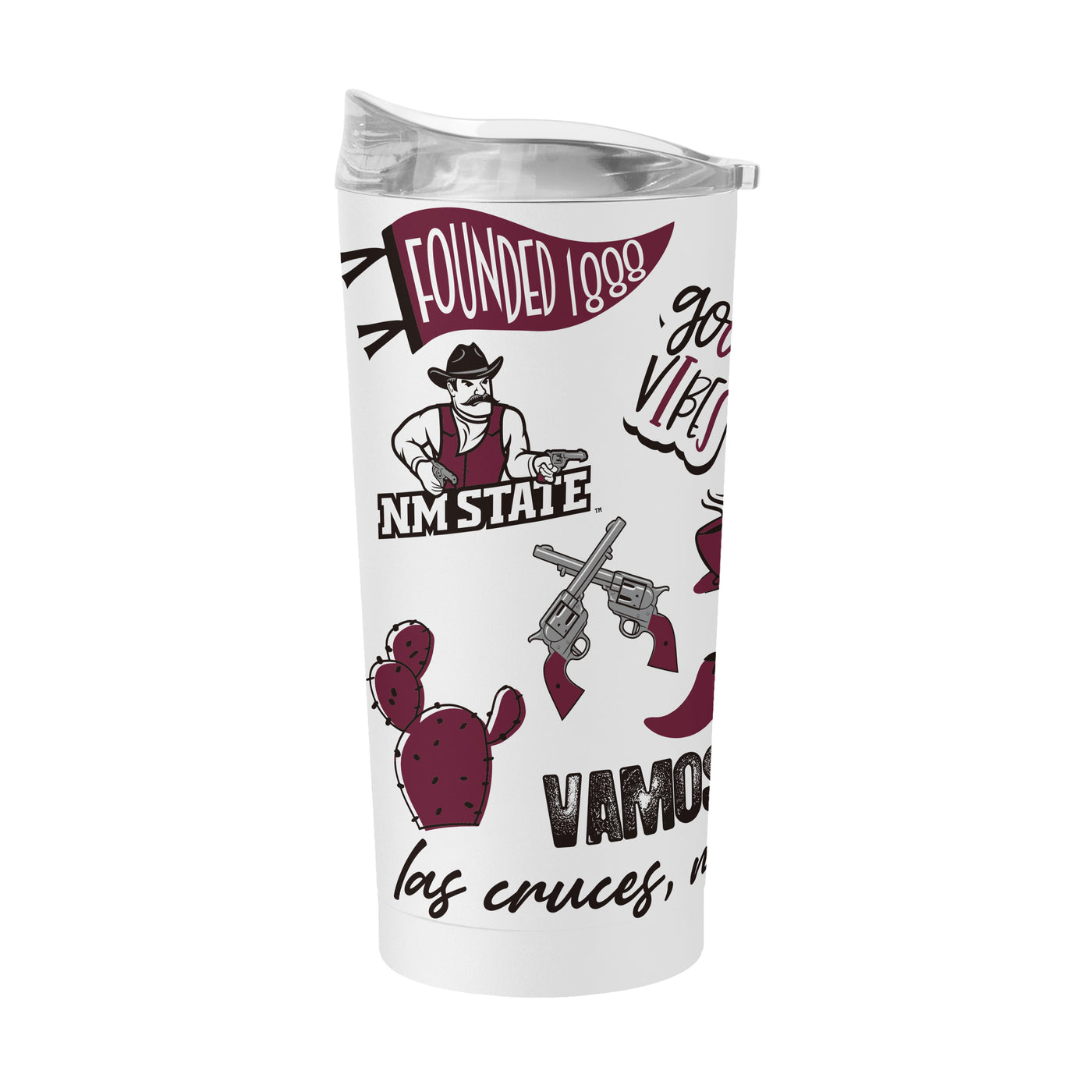 New Mexico State 20oz Native Powder Coat Tumbler