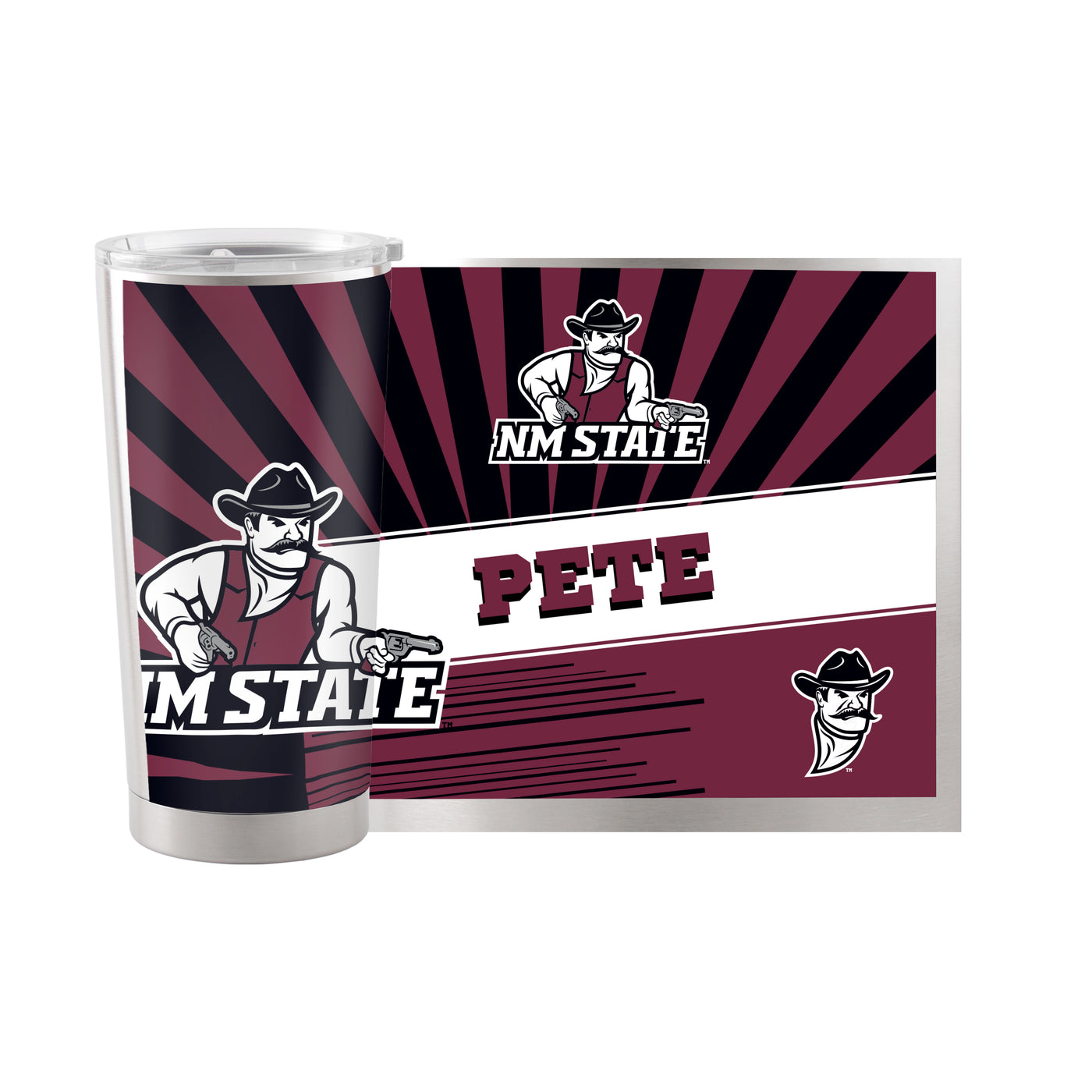 New Mexico State 20oz Mascot Stainless Tumbler