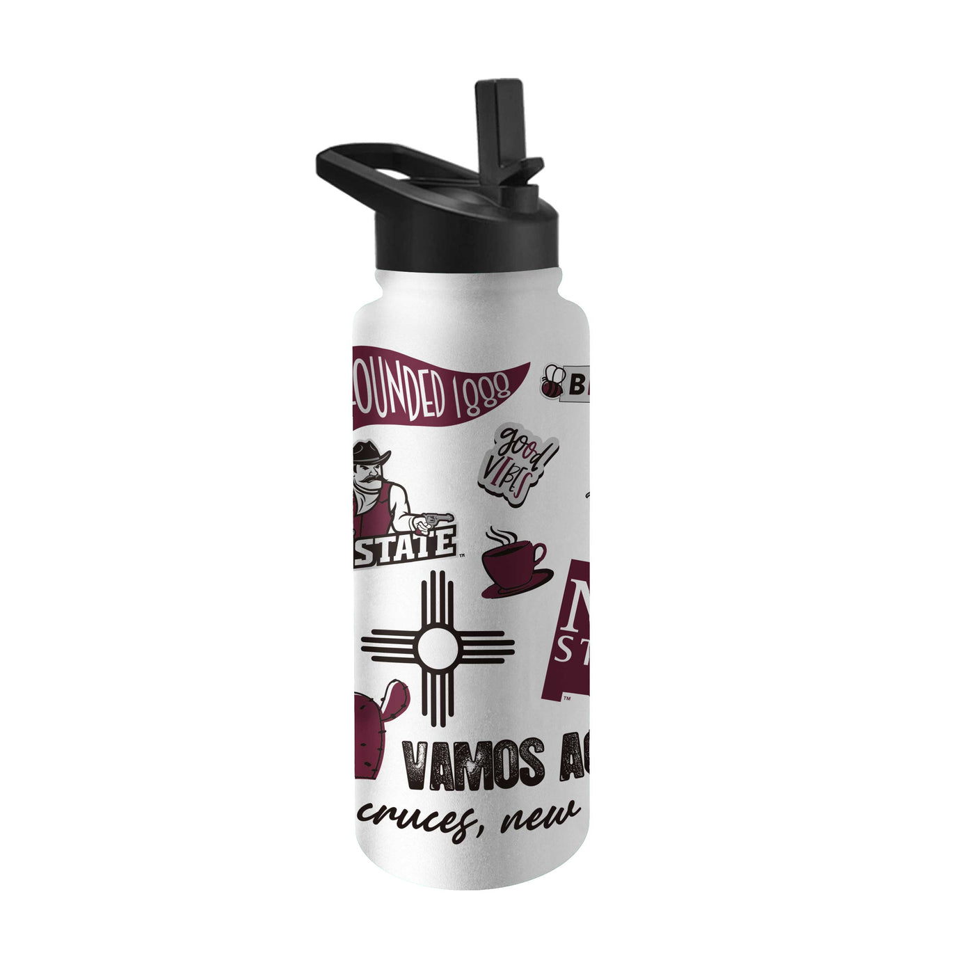 New Mexico State 34oz Native Quencher Bottle