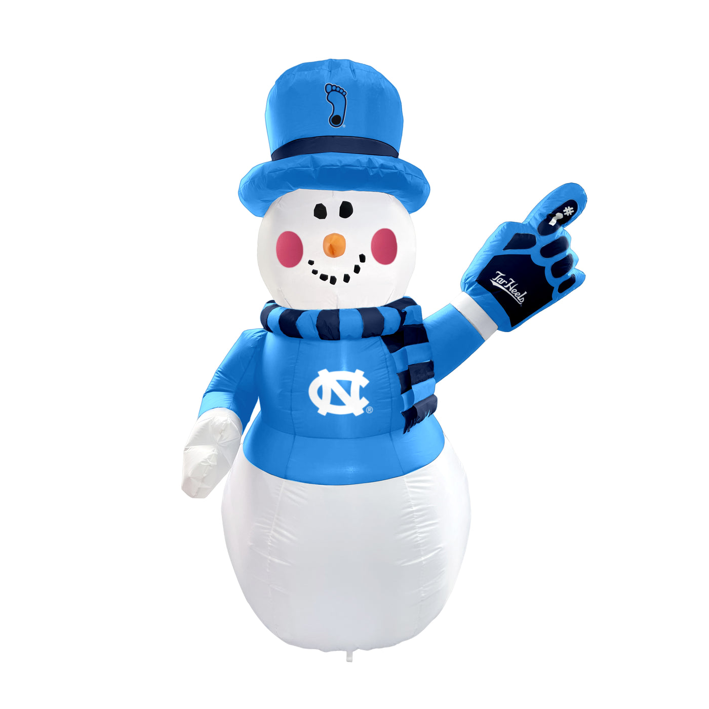 North Carolina 7ft Snowman Yard Inflatable