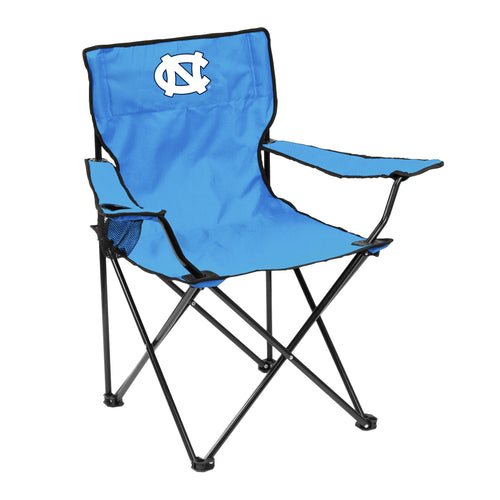 North Carolina Quad Chair by Logo Brands, portable outdoor furniture with a sturdy frame and team logo design.