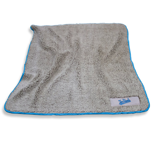 North Carolina Frosty Fleece blanket by Logo Brands, soft and cozy fleece throw with North Carolina design, perfect for cold weather.