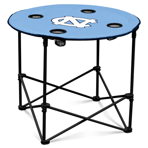 North Carolina Round Table by Logo Brands, sturdy wooden furniture with a smooth round surface and classic design.