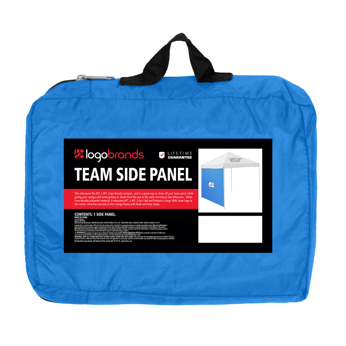 North Carolina 9 x 9 Side Panel - Logo Brands