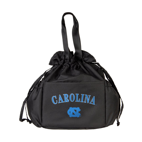 North Carolina Drawstring Lunch Cooler from Logo Brands, eco-friendly insulated cooler bag with drawstring closure and carrying handle.