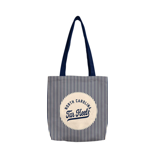 North Carolina Classic Navy Canvas Tote bag by Logo Brands, featuring durable navy blue fabric and classic design.