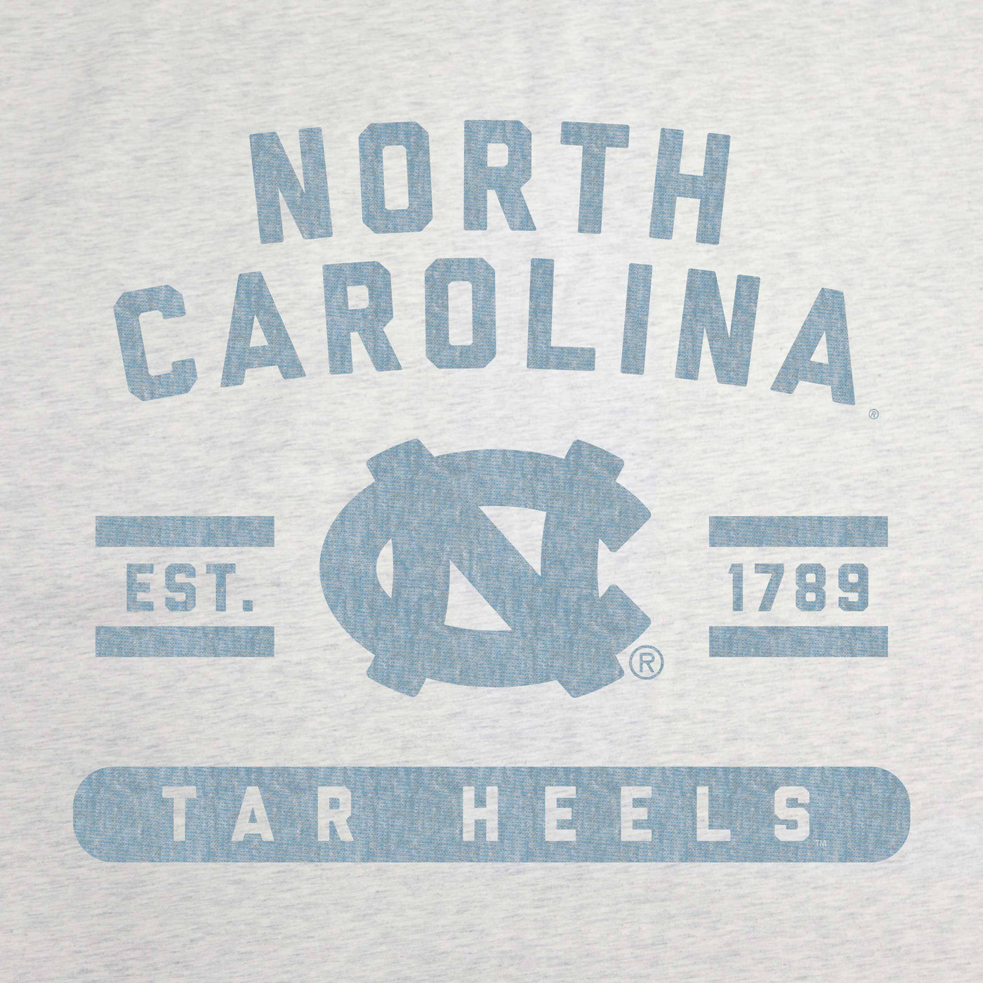 North Carolina Oatmeal Sweatshirt Blanket