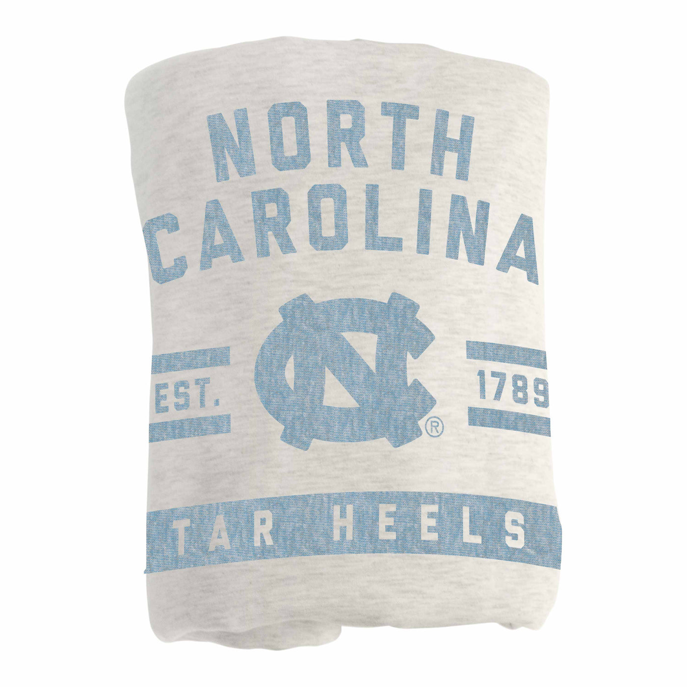 North Carolina Oatmeal Sweatshirt Blanket