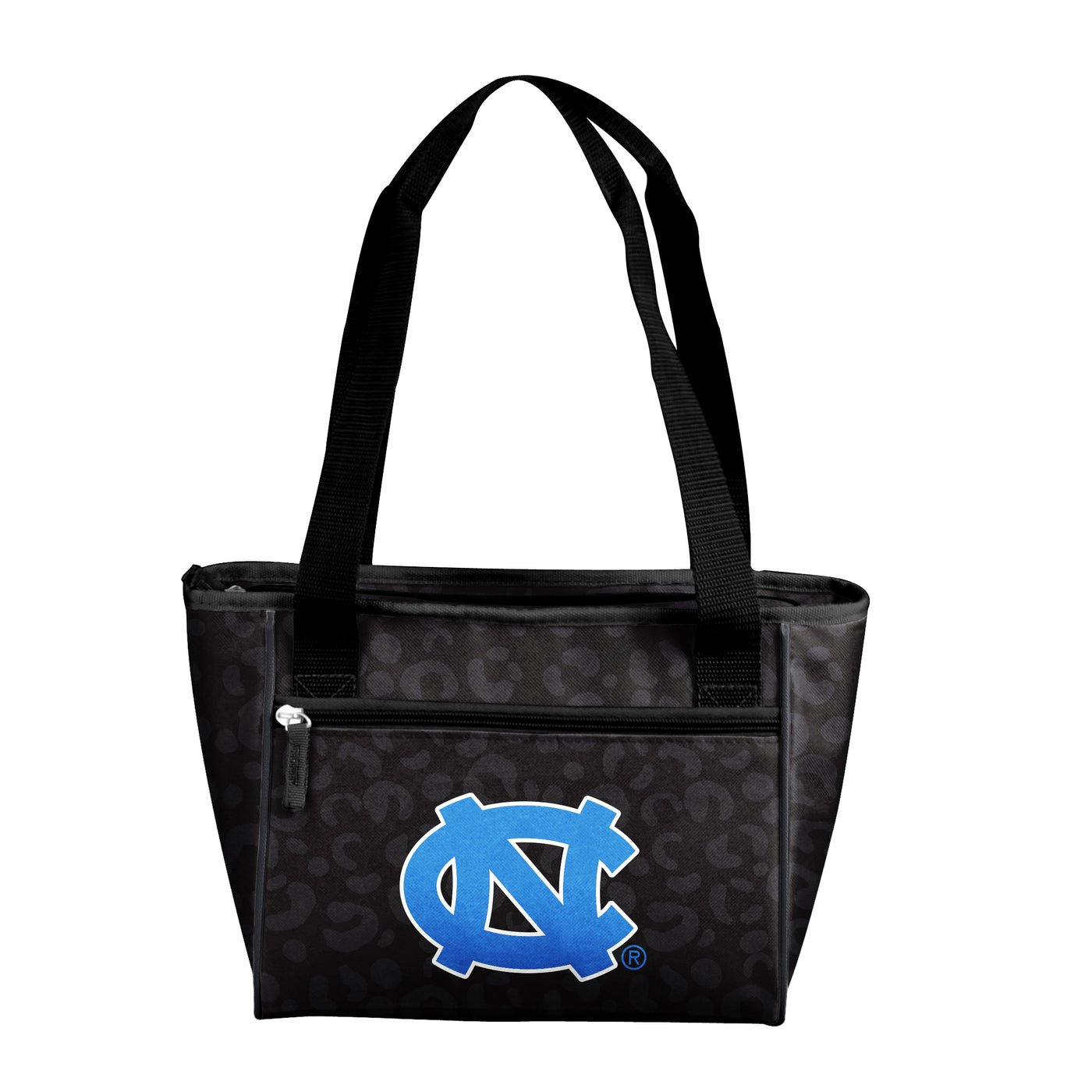 North Carolina Leopard Print 16 Can Cooler Tote