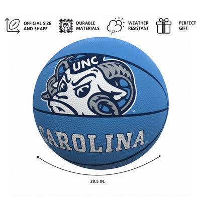 North Carolina Mascot Official-Size Rubber Basketball - Logo Brands