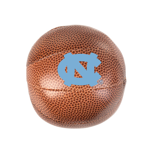 North Carolina Micro Soft basketball by Logo Brands, recreation soft foam basketball for casual play and fun.