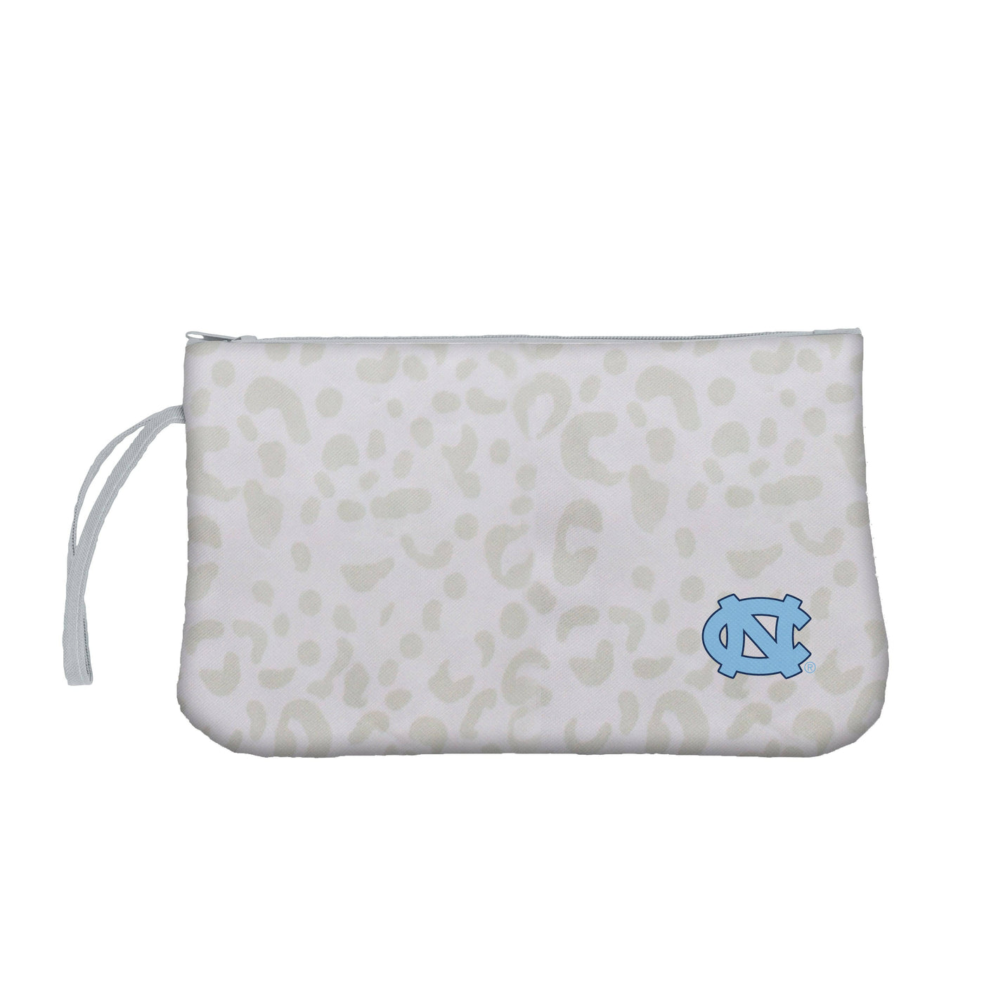 North Carolina Leopard Print Wristlet