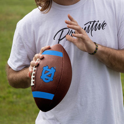 North Carolina Team Stripe Official-Size Composite Football