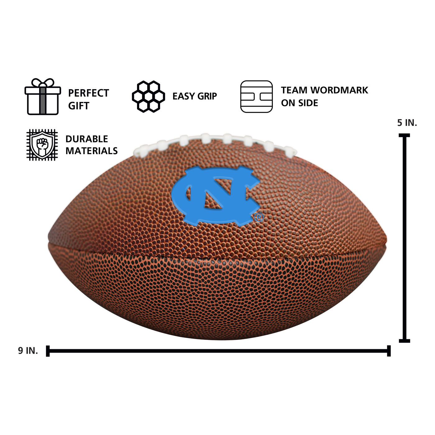 North Carolina Mini Size Composite Football