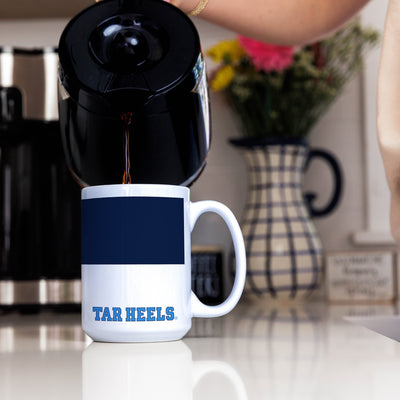 North Carolina 15oz Colorblock Sublimated Mug