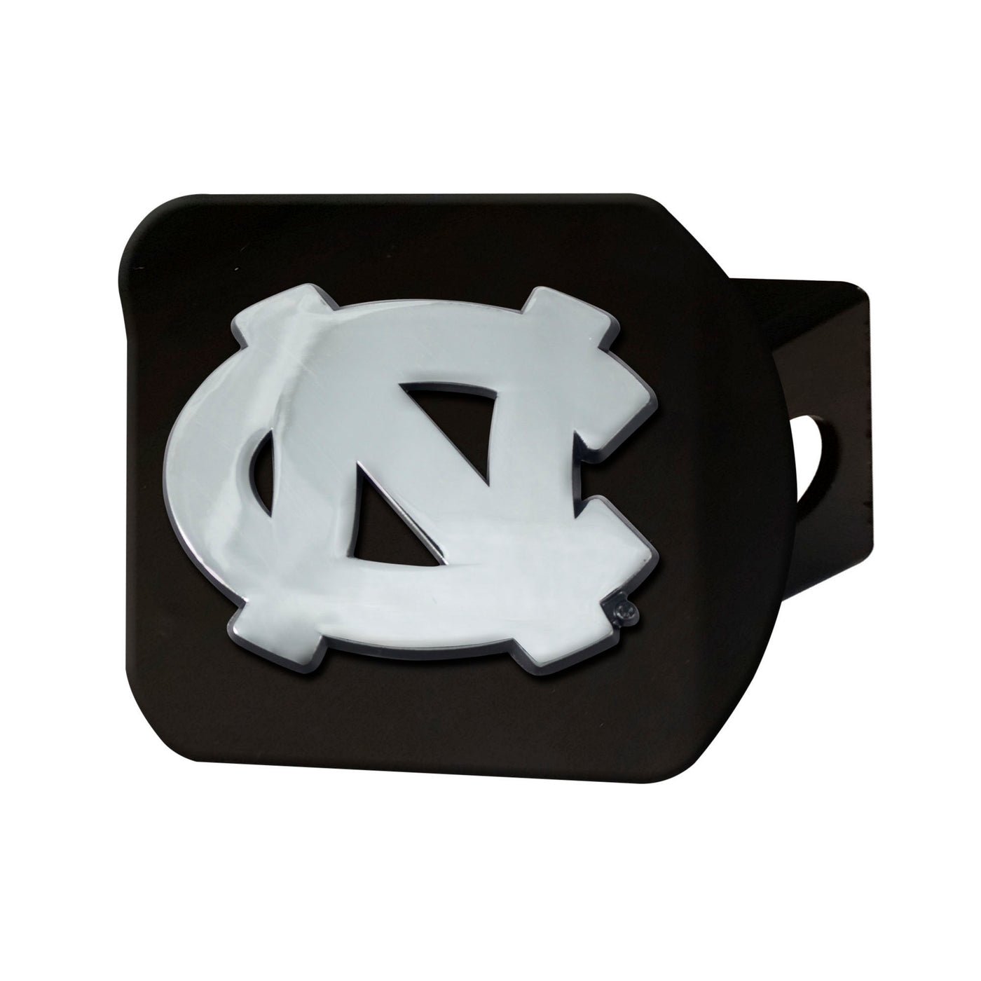 UNC Chapel Hill Chrome on Black Hitch Cover