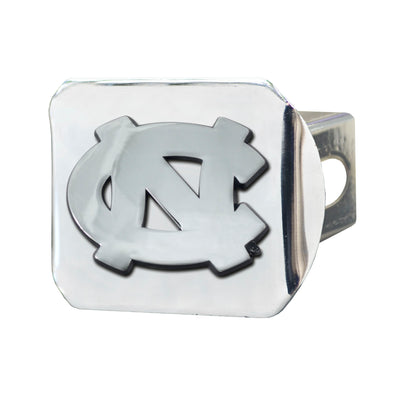 UNC Chapel Hill Chrome on Chrome Hitch Cover