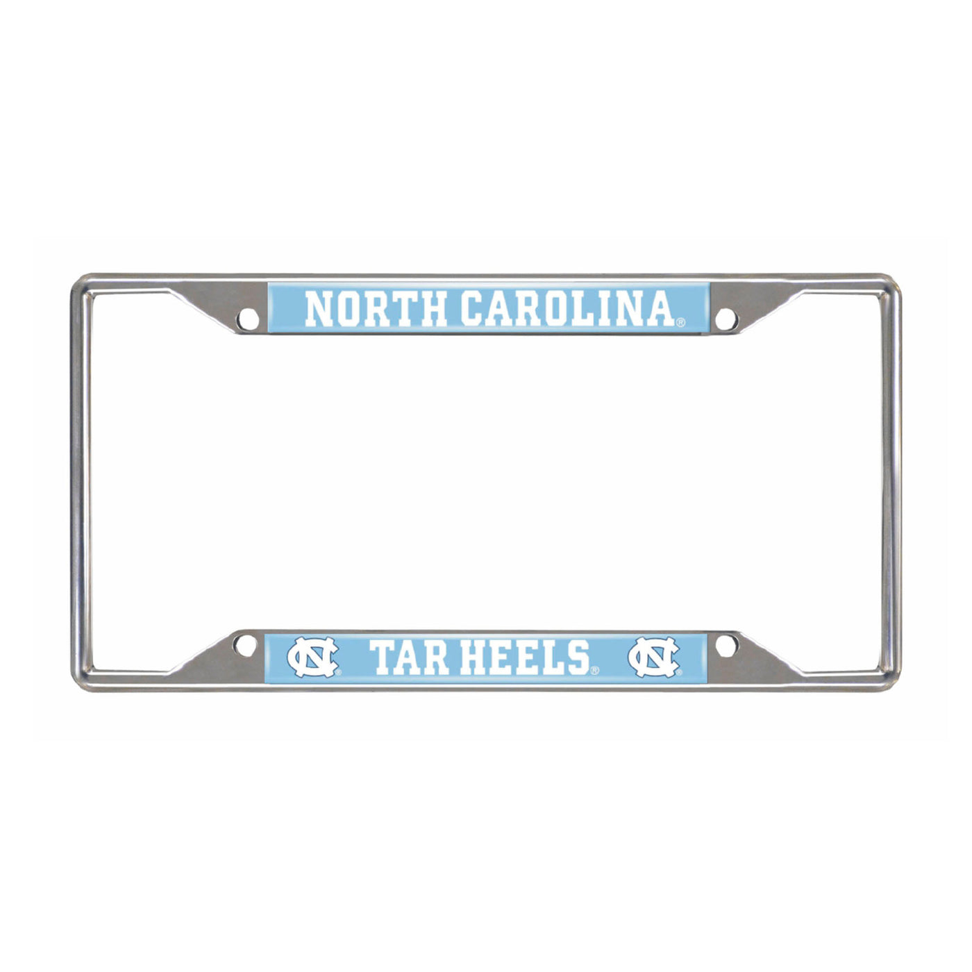 UNC Chapel Hill Chrome License Plate Frame