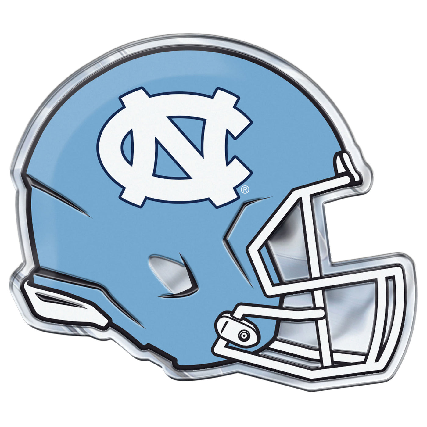 UNC Chapel Hill Embossed Helmet Emblem