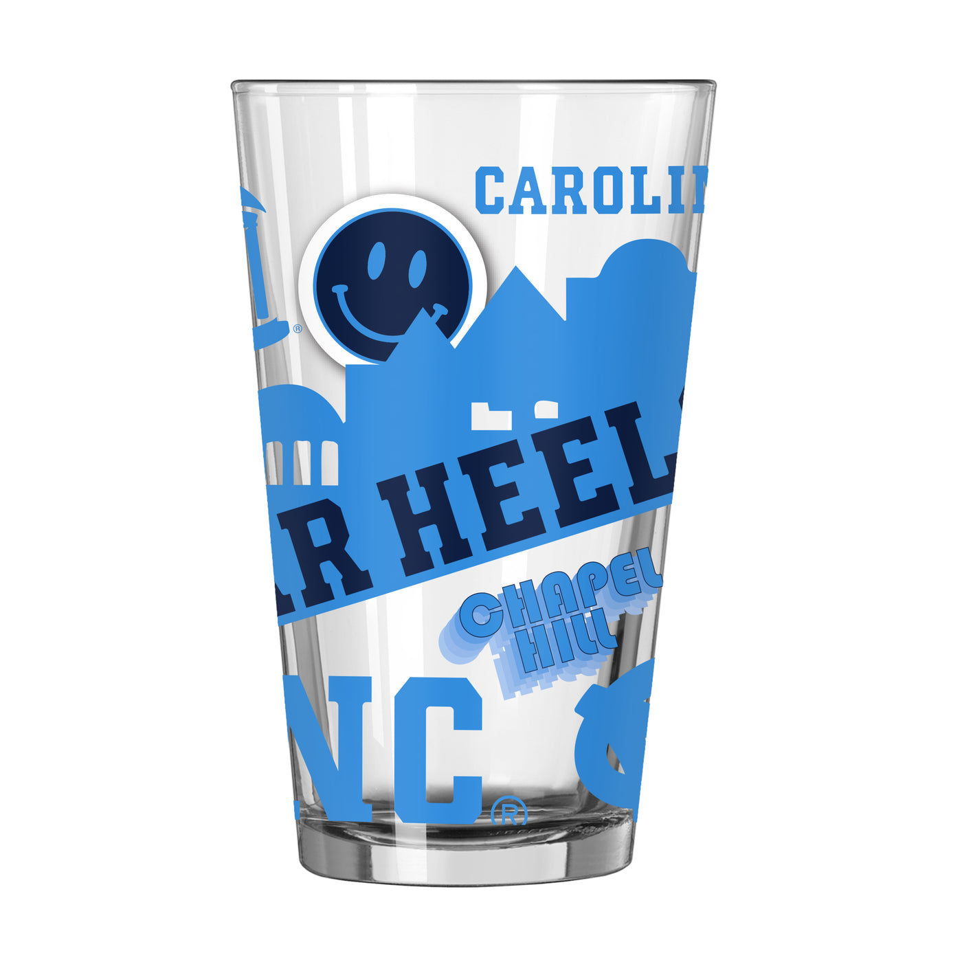 North Carolina 16oz Native Pint Glass