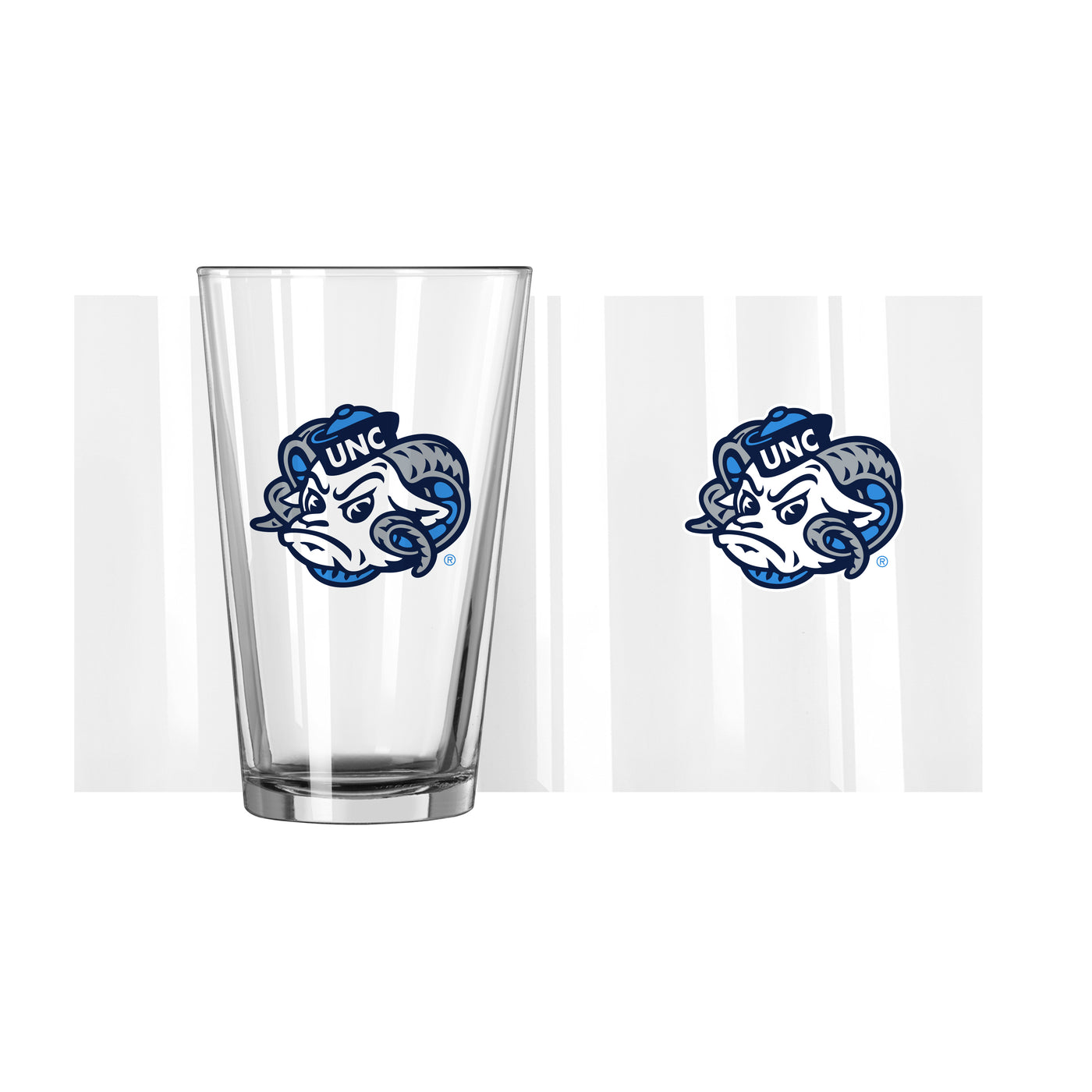 North Carolina 16oz Ram Pint Glass