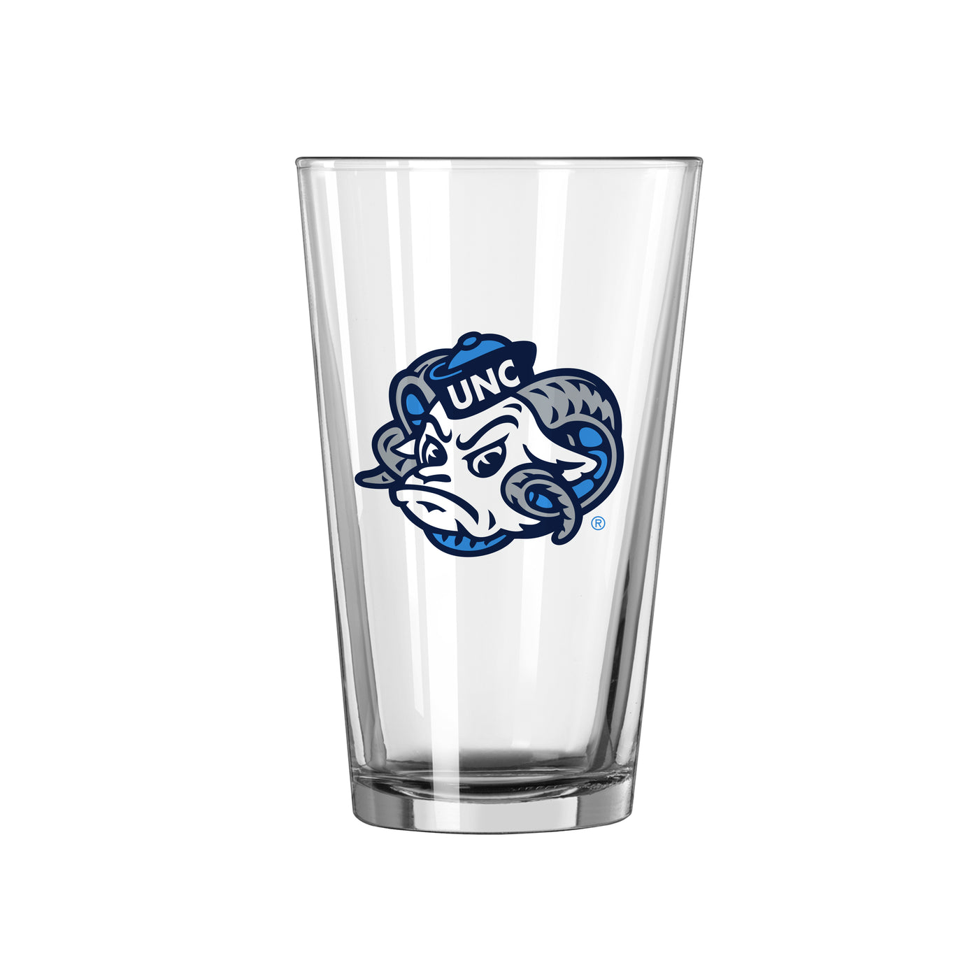 North Carolina 16oz Ram Pint Glass - Logo Brands