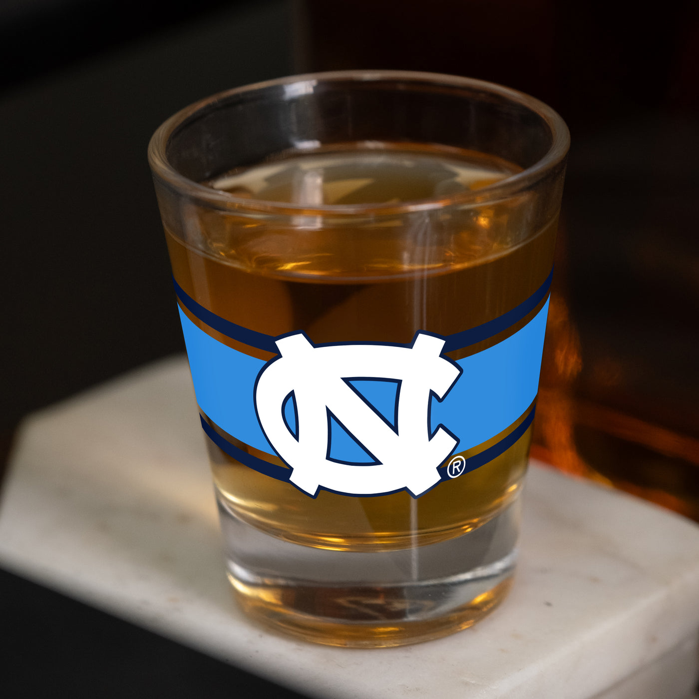 North Carolina 2oz Stripe Shot Glass